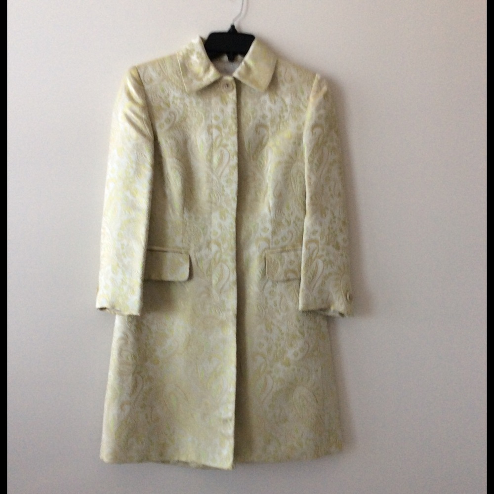 Banana Republic Brocade Satin Coat
